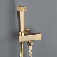 Robinet de bidet allongé en alliage de zinc Sauterf, pulvérisateur mural pour toilettes à eau froide, idéal appartement, garantie 5 ans