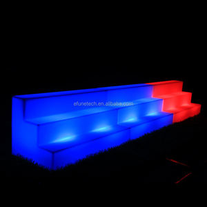 Led Lighted Liquor Bottle Display Shelf 3 Tier Rack Bar Stand with RF Remote Illuminated Lighting Shelves for Home Bar, Party - Product Image 2