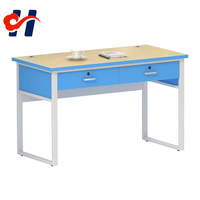 Bureaux d'école, bureaux d'enseignants et armoires de rangement personnalisables, durables et de style moderne, avec deux tiroirs verrouillables