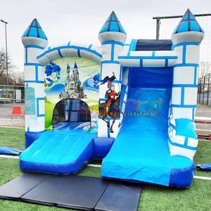 Castillo inflable con tobogán, castillo hinchable para niños, casa de juegos inflable para fiestas infantiles. - Product Image 5