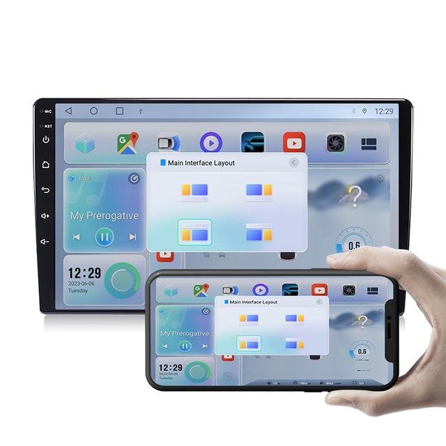 KZS Android Auto Car Radio GPS Multimedia Player Carplay 2DIN Touchscreen Car for Player Stereo Head Unit Reversing Aid OLED
