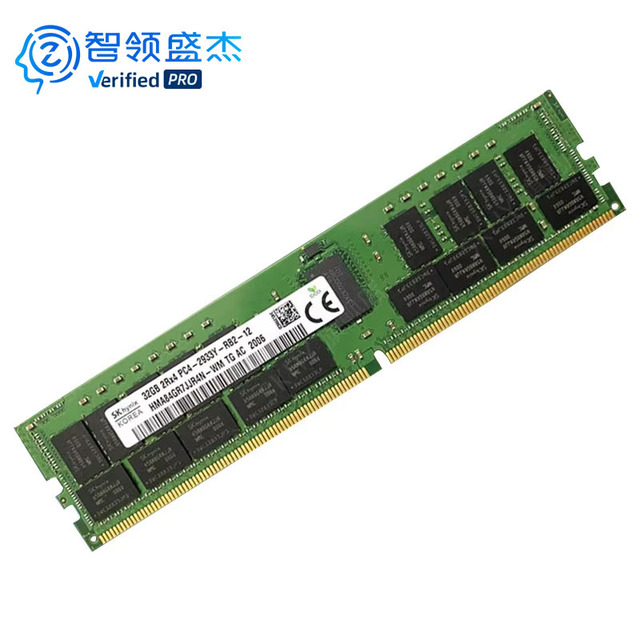 SK Hynix 32GB DDR4 3200MHz Server RAM 2Rx4 PC4-2933-RB2 HMA84GR7JJR4N-WM ECC Non-Evolving Design Made in China Stock Memory