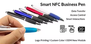 Stylo gel gourde numérique NFC personnalisé avec gravure laser pour cadeaux promotionnels, d'anniversaire et de team building - Product Image 6