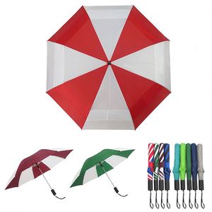 Parapluie de golf pliable publicitaire, fabrication en gros, parapluie pliable personnalisé pour cadeaux, vente de liquidation - Product Image 2