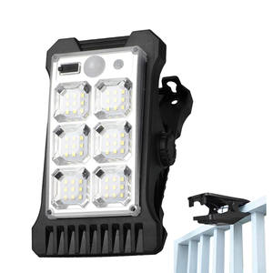 Lámpara Solar LED para Jardín, con Clip para Exteriores, Impermeable IP65, Sensor de Movimiento para Cercas y Paisajes - Product Image 1