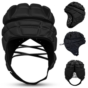 Casques de football 7v7 pour enfants et jeunes YOUNGSON Youngson en gros – Casques souples personnalisables en EVA, noirs, rembourrés, à séchage rapide - Product Image 6