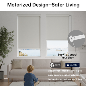 Motorized Smart Window Roller Shades Blackout Motorized Indoor Office Blackout Roller Window Automatic <strong>Blinds</strong> - Product Image 3