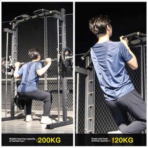 Duurzame commerciële fitnessapparatuur, cross-training, multifunctionele kabelcrossover, hoog-laag katrol, power squat rack machine voor - Product Image 3