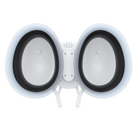 Appareil de beauté portable pour le lifting des seins, instrument de soin du buste à LED et à vide pour la physiothérapie