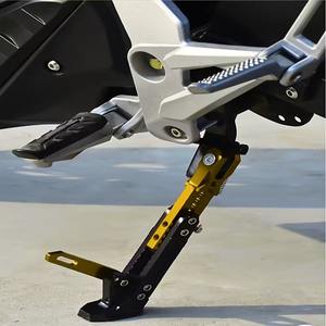 1 support de moto robuste, capacité de 150 kg/330 lb, longueur réglable, plaque de base antidérapante, support de vélo pour la route - Product Image 6