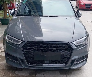 Grille de pare-chocs avant <span class=keywords><strong>A3</strong></span> S3 d'usine Grille noire brillante avec radar ACC pour <span class=keywords><strong>Audi</strong></span> <span class=keywords><strong>A3</strong></span> S3 8V 2017 2018 2019 2020 <span class=keywords><strong>A3</strong></span> Grille RS3 améliorée - Product Image 5
