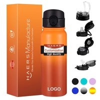 Logo personnalisé Coffret cadeau d'entreprise d'entreprise de luxe Ensemble de verres Thermos Bouteille à vide en acier inoxydable