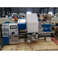 7x14 "Tour Machine Petite Taille Mini0618 Performance Petite Table Top DIY Métal Banc Tour Mini Maison Ensemble Machine