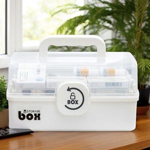 家用大容量多层药箱，方便分类和存放常用的家用药品 - Product Image 4