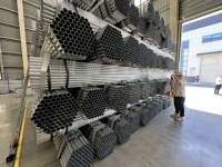 Tubería de Acero Galvanizado por Inmersión en Caliente LC, Estándar GI ASTM/GB para Construcción Soldada