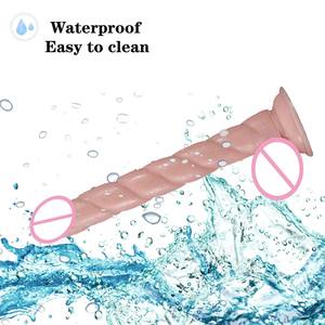 Long Spiral Simulation Penis für den Außenhandel, europäische und amerikanische Frauen Mastur bator, Adult Sex Toy - Product Image 4