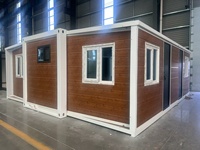 VOROS 2 Maison Conteneur Préfabriquée de Luxe Extensible en Acier à 3 Chambres, Prête à l'emploi, Résistante aux Ouragans, Maison Mobile Préfabriquée Compacte