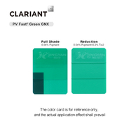 Pigment vert 7, haute résistance des couleurs, Dispersion facile, pigmenté vert rapide pour l'industrie du plastique