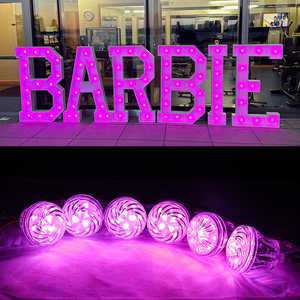 Chất Lượng Cao 60Mm 18 Đèn LED Cabochon Pixel Ánh Sáng Kỹ Thuật Số Vui Chơi Giải Trí Đèn LED Thư Ánh Sáng Tấm RGB 360 Pixel Ánh Sáng - Product Image 2