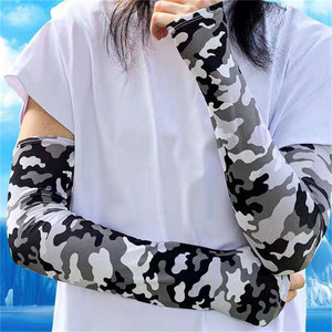 2024 Custom Logo Design Printing Multifunctional Polyester Silk Sports Arm <b>Gloves</b> for Golf Driving - Product Image 1