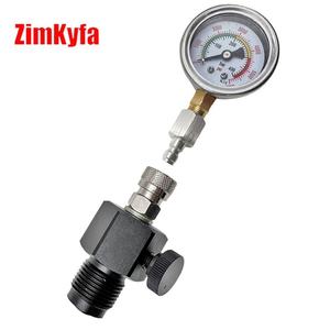 Manómetro de prueba de presión para cilindros de buceo de acero inoxidable, el mejor, preciso, 400 bar/6000 PSI, fácil de leer, herramientas de aire personalizadas OEM - Product Image 3