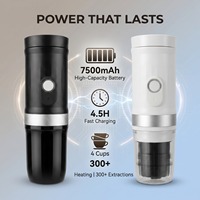 Machine à expresso à capsules pour salle de pause, 20 bars, 7500 mAh, un bouton, chaud/froid, en plastique, compatible NES, détachable, CE RoHS, logo personnalisé OEM
