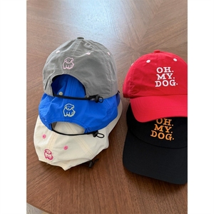 Casquette de baseball légère en polyester, séchage rapide, style coréen, broderie OH MY DOG, réglable avec cordon, style streetwear - Product Image 3