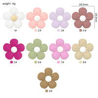 Nouvelles attaches-sucettes en silicone en forme de fleur, perles pour bébé, accessoires de chaîne de tétine DIY