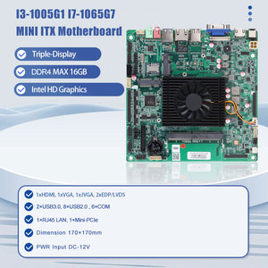 Placa Base Mini ITX de 170x170mm con <span class=keywords><strong>Intel</strong></span> de 10.ª Generación <span class=keywords><strong>I3</strong></span>-<span class=keywords><strong>1005G1</strong></span>/I7-1065G7, DDR4, 6COM, LVDS, EDP para Señalización 4K, Kiosco, Punto de Venta Automatizado, IA de Borde - Product Image 2