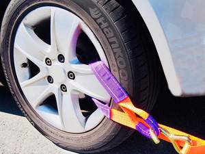 Sangles d'<span class=keywords><strong>arrimage</strong></span> de 35 mm pour le transport de voitures, sangles d'<span class=keywords><strong>arrimage</strong></span> de roues avec boucle cousue - Product Image 5