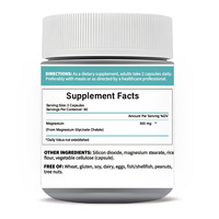 Capsules de glycinate de magnésium végétalien Kangherb pour le soulagement du stress, l'amélioration du sommeil et le soutien de la mémoire - Utilisation pour adultes, 120 capsules