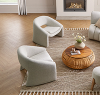 Fauteuil design simple de style italien moderne Fauteuil de canapé élégant adapté au salon Chaise de détente