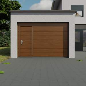 Porte de garage Volet roulant porte fenêtre en aluminium coulissante, battants fenêtres pliantes portes pour maisons - Product Image 1