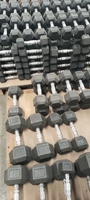 Shandong Usine En Gros Équipement De Gymnastique Musculation Formation De Levage Hex Gym Haltères Ensemble À Vendre