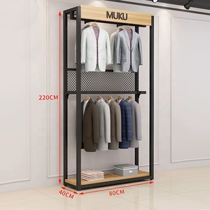 Negozio di abbigliamento al dettaglio <span class=keywords><strong>negozi</strong></span> di abbigliamento Interior Design Boutique mobili espositore metallo portabiciclette - Product Image 4