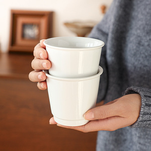 Tazas de Cerámica sin Asa de 12 Oz, Aptas para Microondas y Lavavajillas, Diseño Minimalista para Café, Té y Uso General - Product Image 2