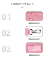 Personalisierbarer Mini-Münzbeutel für Damen und Herren – Niedlicher Kartenhalter mit Armband, Schlüsselanhänger und Silikon-Kartenhalter-Geldbörse