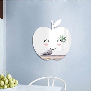 Pegatinas de Espejo de Dibujos Animados para Pared, Pegatinas de Espejo Acrílicas 3D Estéreo, Adecuadas para Habitación Infantil, Baño, Decoración del Hogar - Product Image 1