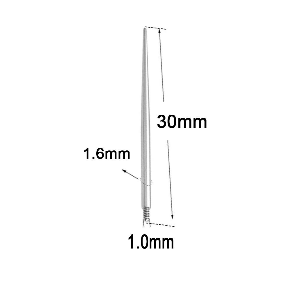 External thread M1.0x1.6x30mm