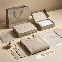 Emballage complet pour vêtements, solution tout-en-un pour les marques de mode, les boutiques en ligne et les chaînes de magasins de détail, écologique et de haute qualité