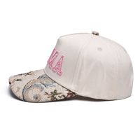 Gorra de Béisbol MAMA con Borde Tejido Jacquard, Gorra Divertida para Mamá con Bordado 3D, Diseño Deportivo con Estampado de Leopardo, Ajustable con Cierre a Presión, 100% Algodón
