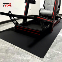 Tapis de sol en caoutchouc nylon antidérapant imprimé avec logo personnalisé de haute qualité, tapis de jeu de divertissement sportif, configuration de cockpit, usine