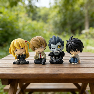 Vente en gros de figurines d'action anime - <span class=keywords><strong>Ryuk</strong></span> Light Yagami Misa Sleepy - Jouet capsule Gacha - Décoration de bureau - Cadeau pour les fans - Product Image 2