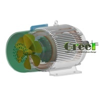 Générateur à aimants à faible vitesse et haute efficacité pour la production d'énergie éolienne et hydroélectrique à entraînement direct - Product Image 3