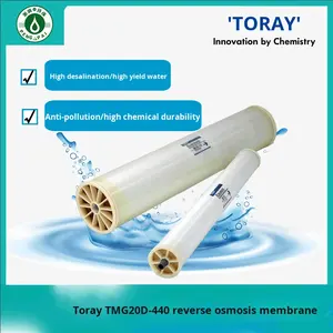 Membrana RO de presión ultrabaja de 8 pulgadas para Toray de Japón, alta desalinización, alta producción de agua, 8040Ro, 1 año, PLC - Product Image 2