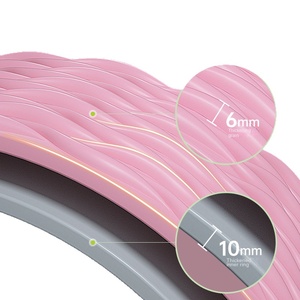 Roue de yoga pour débutants, anneau de Pilates incurvé pour le dos ouvert, pour <span class=keywords><strong>des</strong></span> jambes et <span class=keywords><strong>des</strong></span> épaules fines, vente en gros - Product Image 5