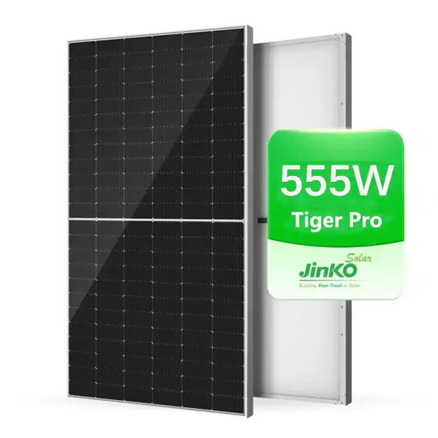 jinko 555wtiger Pro P Type Bifacial Solar Panel 550 w 550w 555 Watt Double Glass Solar Panels
