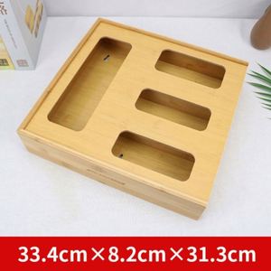 กล่องไม้เก็บของในห้องครัวกล่องไม้เก็บกระเป๋าตกแต่งแบบดึงออกได้ง่ายแบบสร้างสรรค์กล่องไม้ขายส่ง - Product Image 6