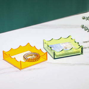 Custom misto di colore cancelleria acrilico penna vaso per ufficio scuola di trucco pennello di stoccaggio per uso domestico - Product Image 5