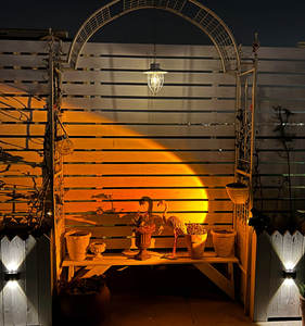 โคมไฟฉายพลังงานแสงอาทิตย์,2วัตต์โคมไฟฉายพระอาทิตย์ตกกลางแจ้งโรแมนติก Led เครื่องฉายไฟกลางคืนสำหรับถ่ายภาพ/ภูมิทัศน์/บ้าน/สวน - Product Image 2